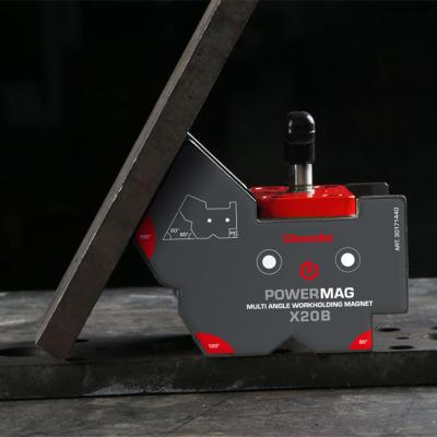 WLDPRO POWERMAG X20B Multiple Angle Welding clamp with on/off function (490N/50kg)